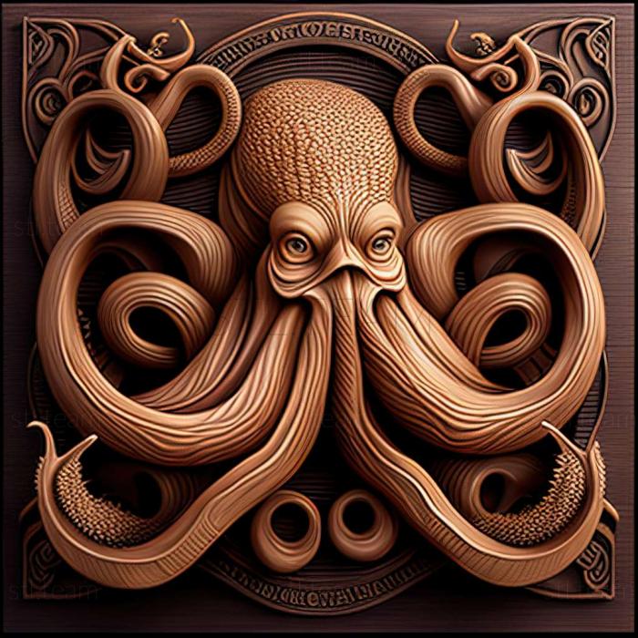 3D model Octopus mimus (STL)